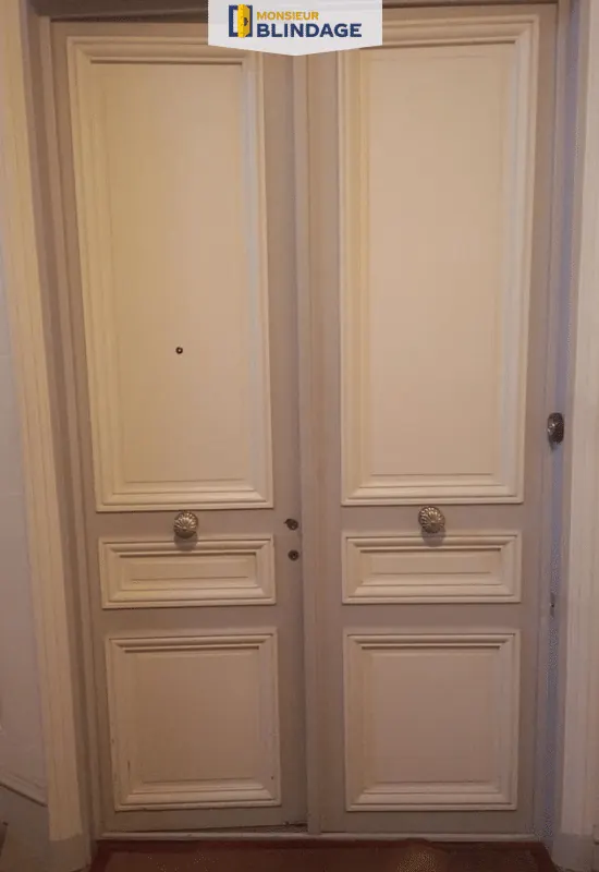 Porte Blindée Double Vantaux
