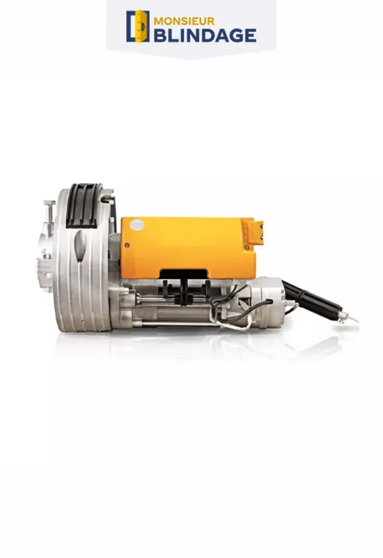 Moteur centrale pour axe de rideaux métalliques jusquu'à 7 mètres de largeur