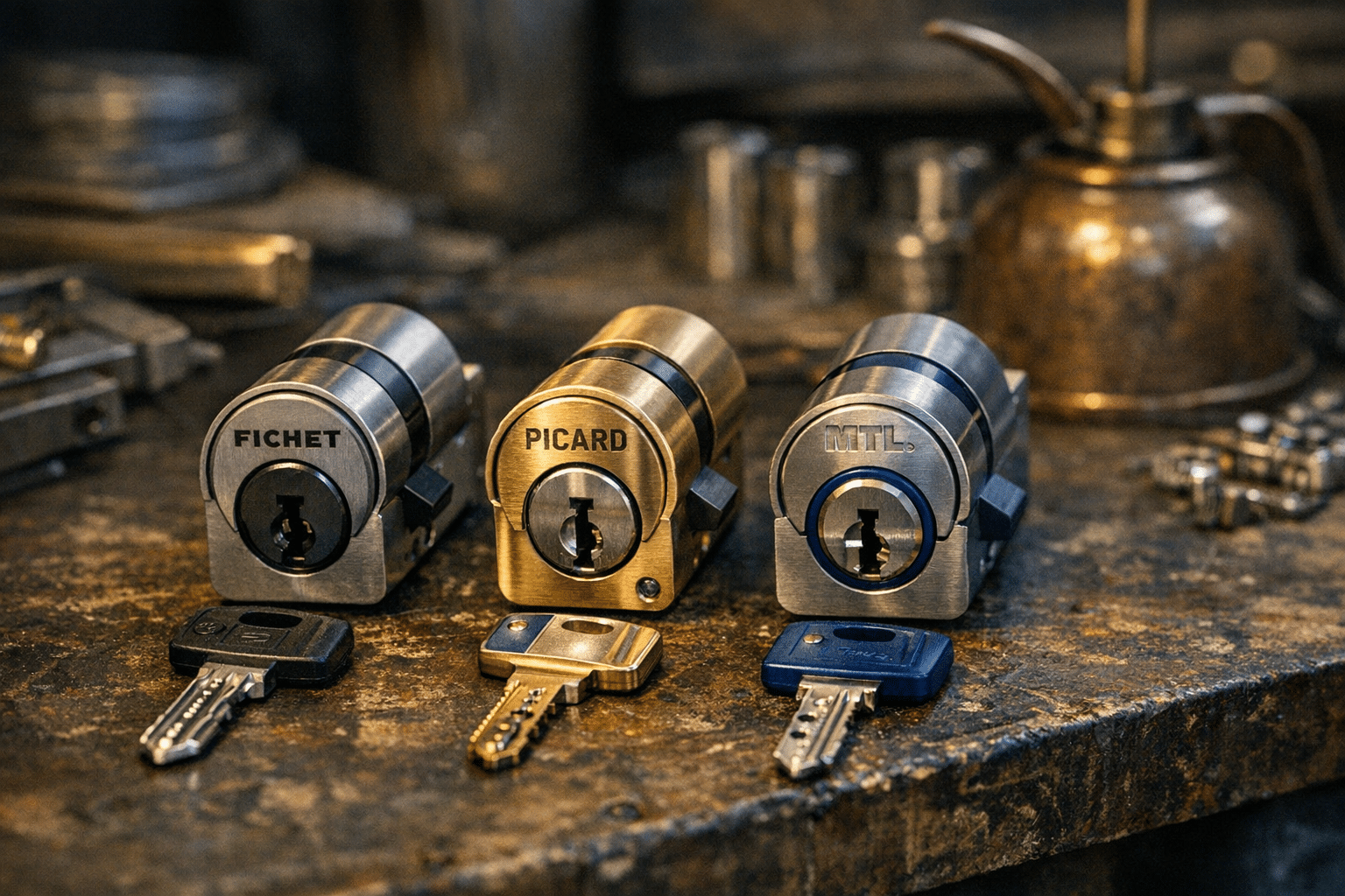 Fichet, Picard, Mul-T-Lock : comparatif des cylindres haute sécurité  