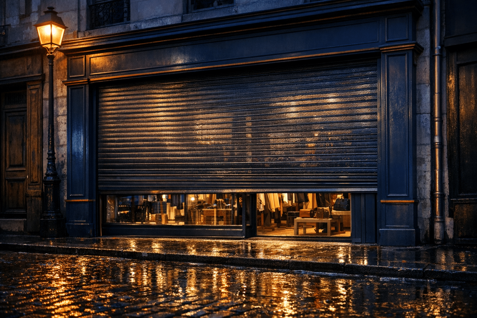 Rideau métallique anti-effraction : protéger son commerce en 2026  