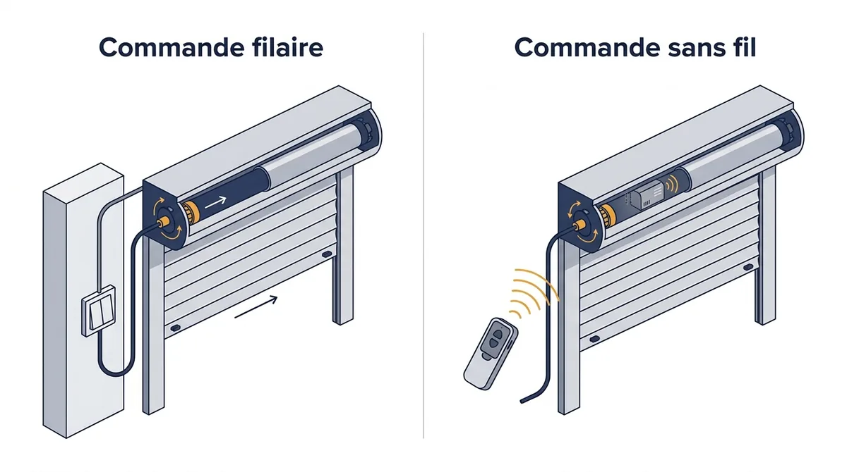 Commande de volet roulant à Noisy-le-Sec : comparaison des solutions filaire et sans fil
