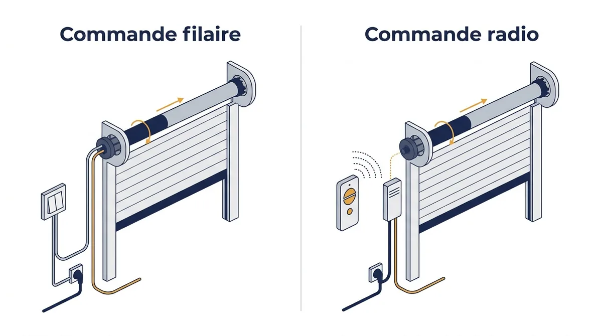 Commande de volet roulant à Saint-Mandé : comparaison du filaire et de la radio avec leur alimentation