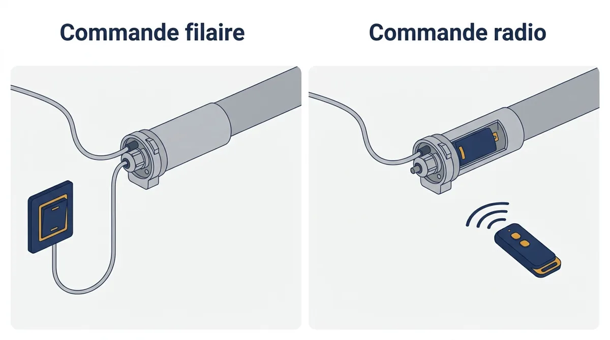 Commande de volet roulant à Verrières-le-Buisson : comparaison des liaisons filaire et radio