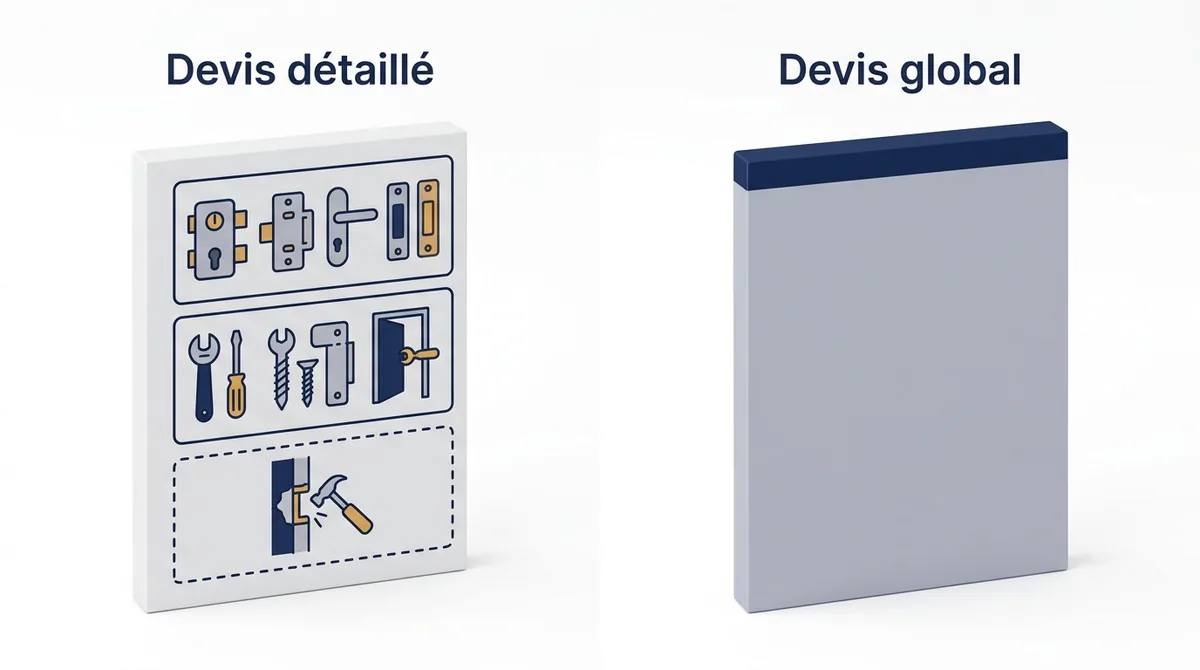 Devis à Argenteuil : comparaison entre prestations détaillées et présentation globale