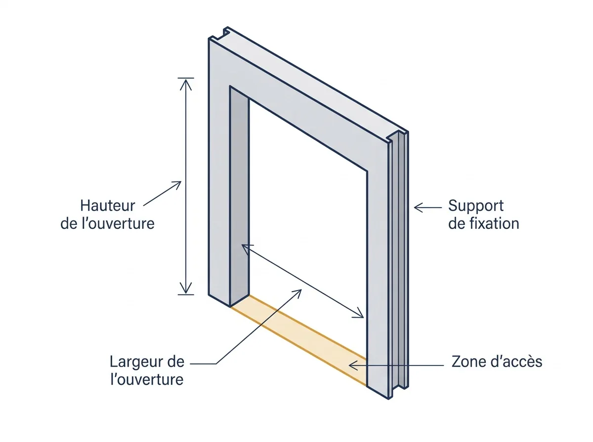 Ouverture à Thorigny-sur-Marne : dimensions, support et accès à examiner avant le projet