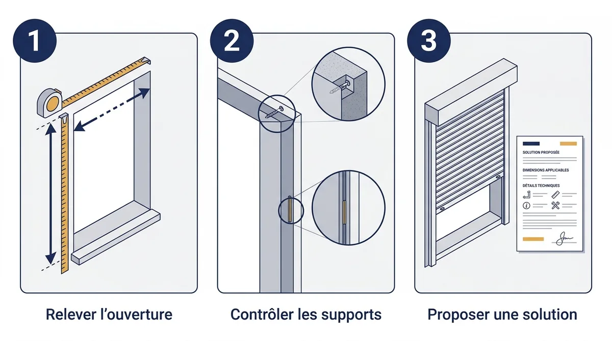 Ouverture de fenêtre à Saint-Denis : étapes du relevé, du contrôle des supports et du choix du volet