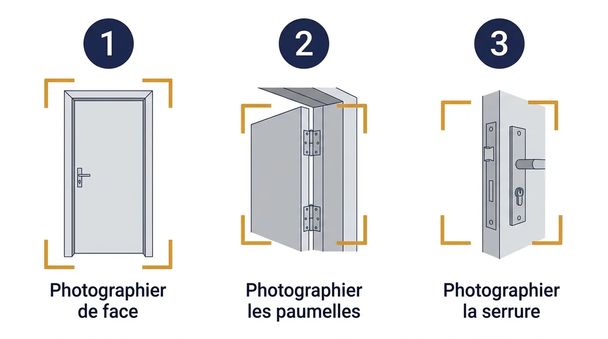 Porte à Alfortville : trois vues à photographier pour préparer le diagnostic