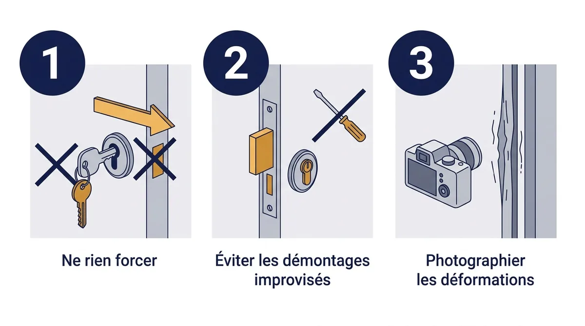 Porte blindée à Neuilly-sur-Seine : trois précautions après une tentative d’effraction