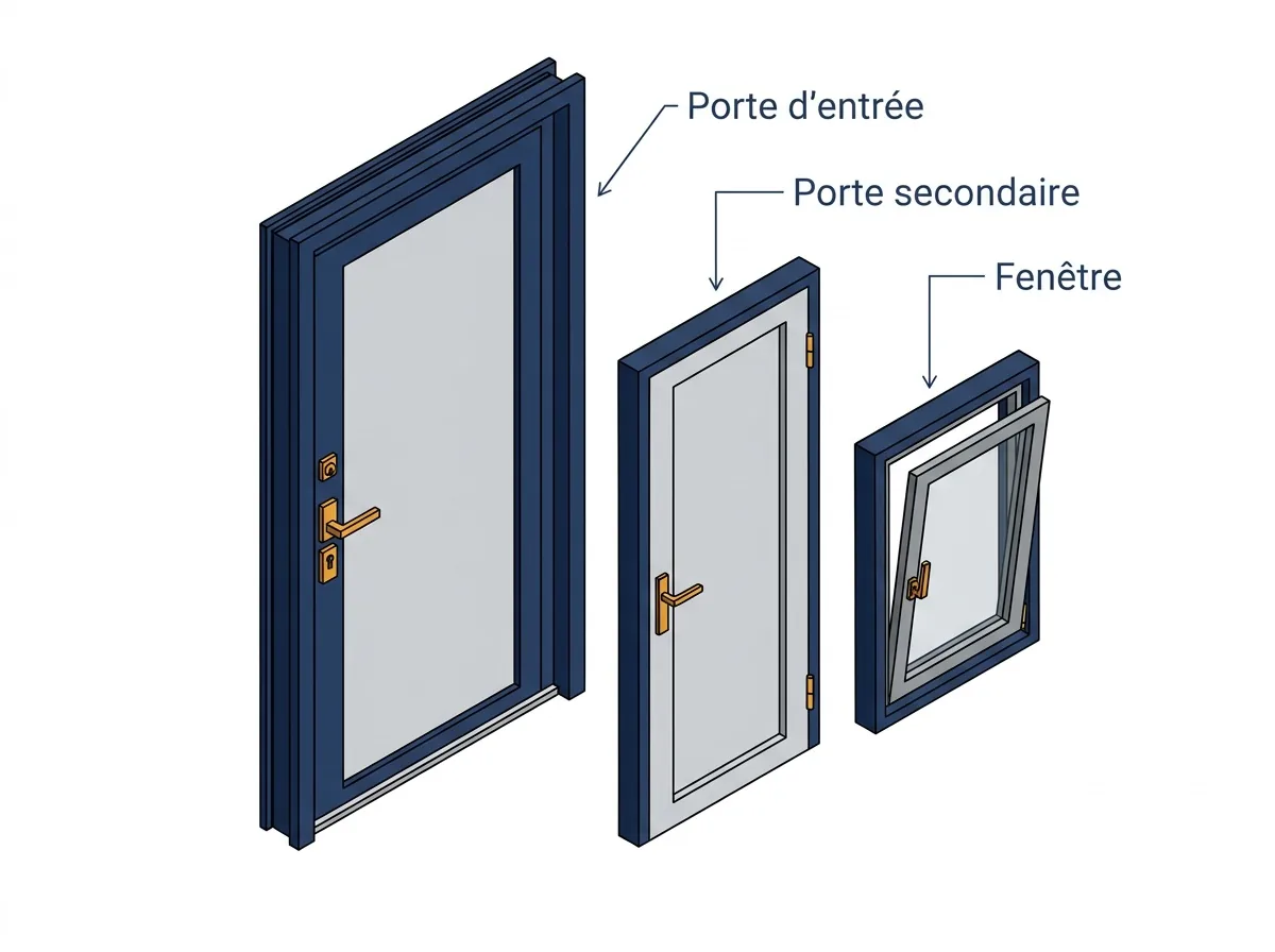 Porte d’entrée à Chevry-Cossigny : repérage de l’entrée et des autres accès à contrôler