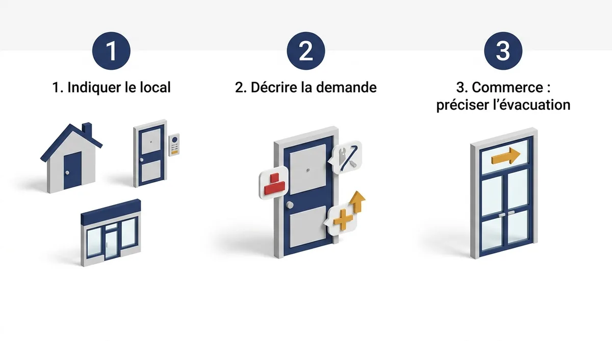 Porte d’entrée à Moissy-Cramayel : trois étapes pour préparer la demande d’intervention