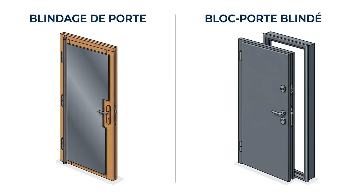 Porte renforcée à Bruyères-sur-Oise : blindage de l’existant ou remplacement du bloc-porte