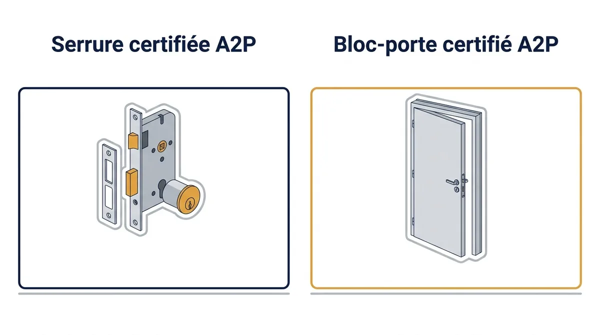 Serrure certifiée à Les Essarts-le-Roi : comparaison avec la certification d’un bloc-porte