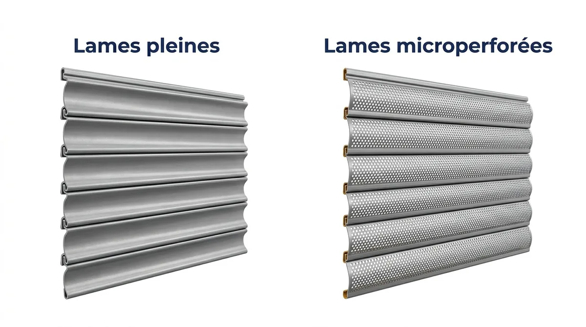Tablier métallique à Thorigny-sur-Marne : comparaison des lames pleines et microperforées