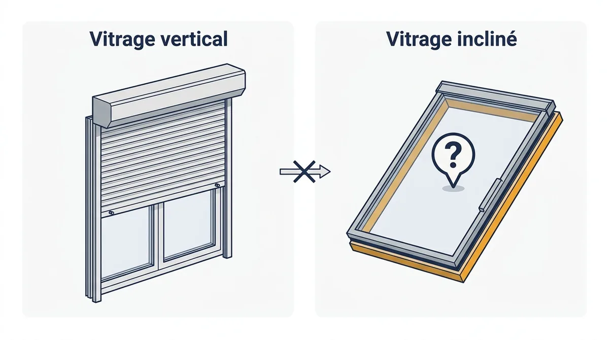Vitrage à Livry-Gargan : comparaison entre une pose verticale et une toiture inclinée