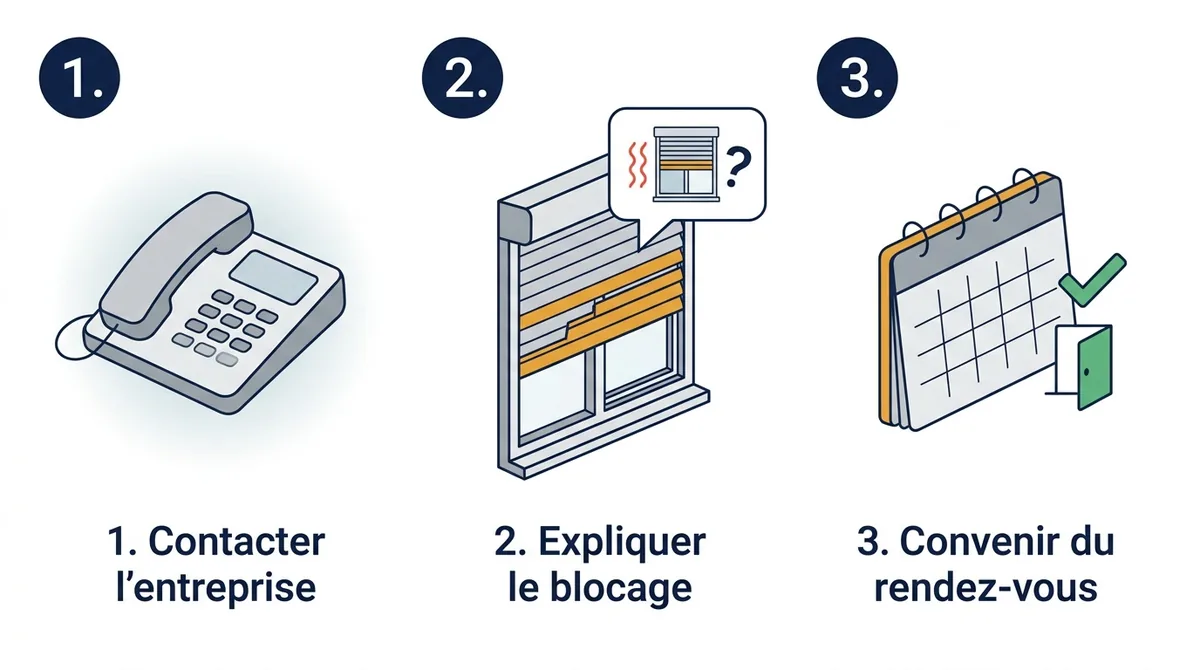 Volet roulant à Boussy-Saint-Antoine : préparation du rendez-vous en trois étapes