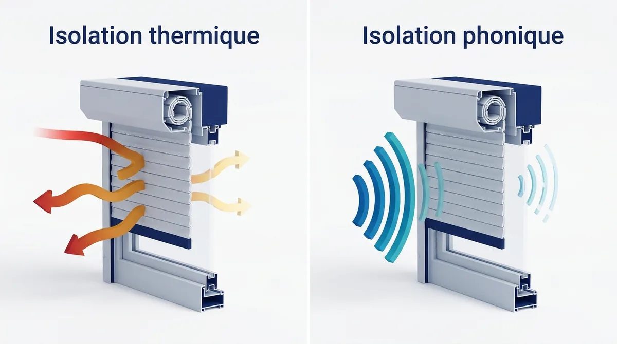 Volet roulant à Lagny-sur-Marne : comparaison de l’isolation thermique et de l’isolation phonique