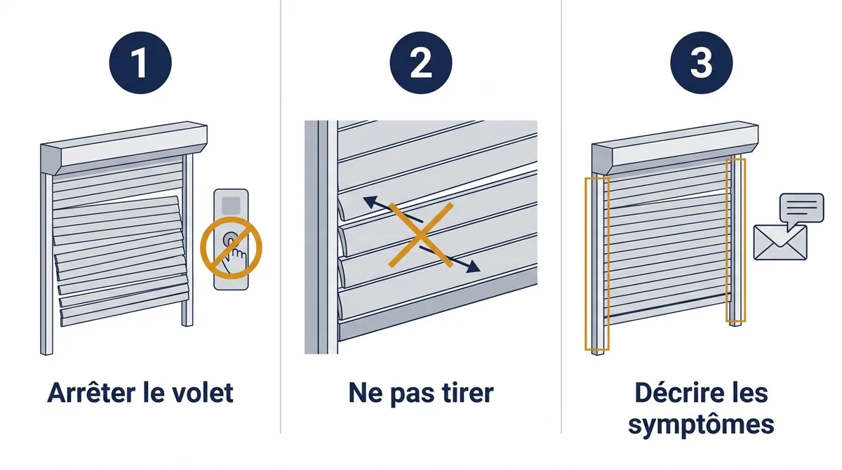 Volet roulant à Paray-Vieille-Poste : étapes à suivre lorsque le tablier se met de travers
